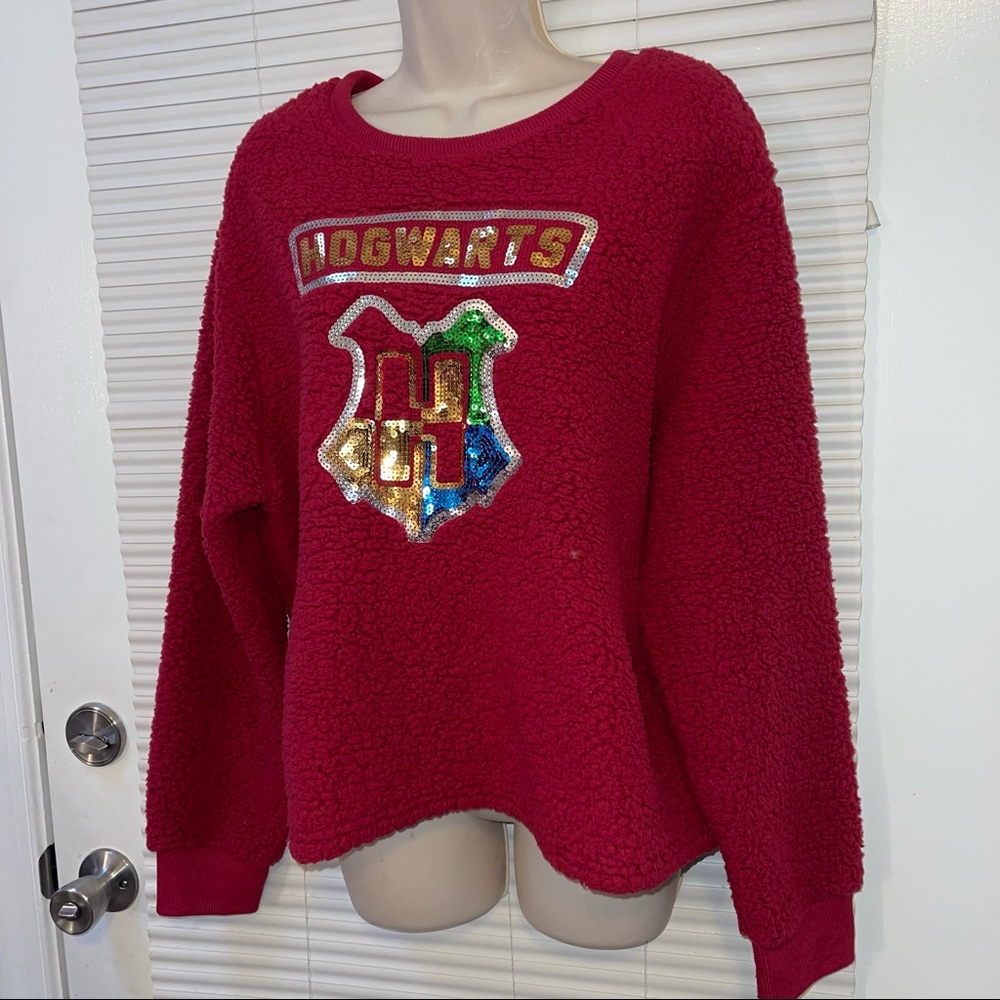 Harry Potter Junior Sweater / Top With Sequin Design - Picture 3 of 6